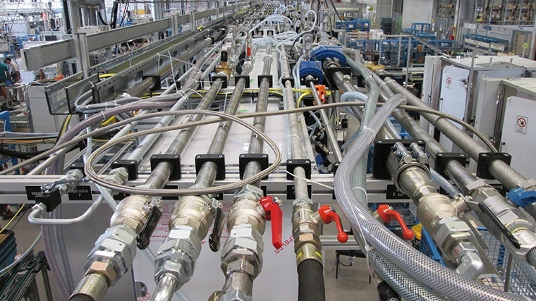 Hydraulik Prüflinie