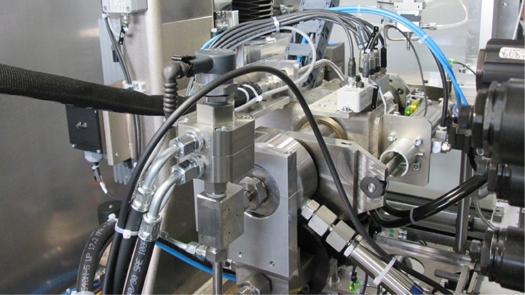 Sondermaschinenbau E-Modul mit integriertem Laser