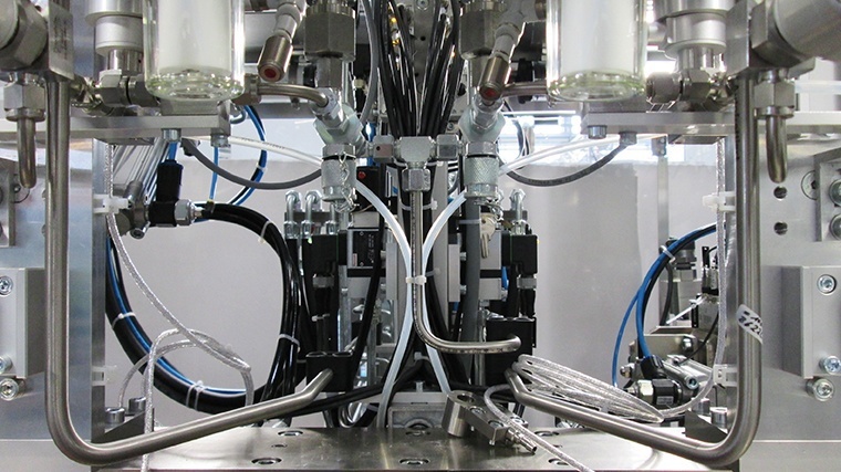 Sondermaschinenbau E-Modul mit integriertem Laser